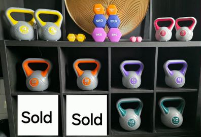 Kettlebells 10kg / 8kg / 6kg / 4kg / 2 kg