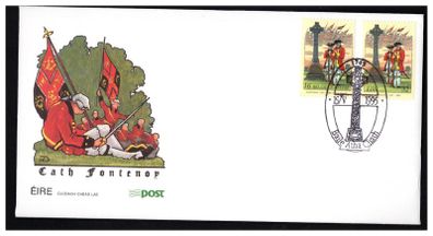 1995 Ireland 250th Anniversary of Battle of Fontenoy Commemorative Stamp Joint Issue with Belgium An Post First Day Cover (FDC)