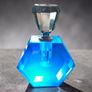Extra heavy Art Deco cut crystal perfume bottle Image 2