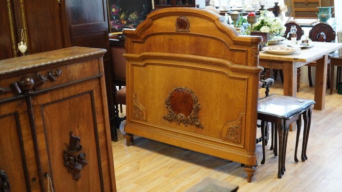 Antique French Oak Bedroom Suite