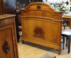 Antique French Oak Double Bed