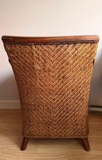 whicker armchair