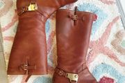 Ecco Leather Boots Size Uk 6 ( Eu 39)