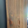 Rustic Solid Wood Overmantel Mirror With Storage Drawers Image 5