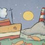 Framed print By Caroline Jayne Church At Sea Image 3