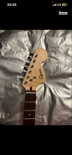 Fender Stratocaster squier mustang Neck fretboard with tuners machine heads electric guitar parts accessories