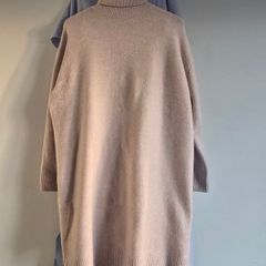 Zara High Neck Knitted Sweater Dress Size S