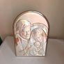 Italian 999 Silver Holy Family Plaque Image 4