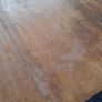Oak kitchen/dining table and bench Image 7