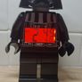 Lego Star Wars  Darth Vader Mini Figure Light Up Alarm Clock Image 2