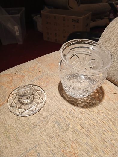 Cavan crystal biscuit jar
