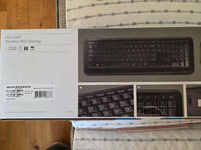 Microsoft 850 Wireless keyboard and mouse