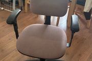Adjustable Office Desk Chair Purple/Mauve Fabric