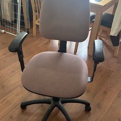Adjustable Office Desk Chair Purple/Mauve Fabric