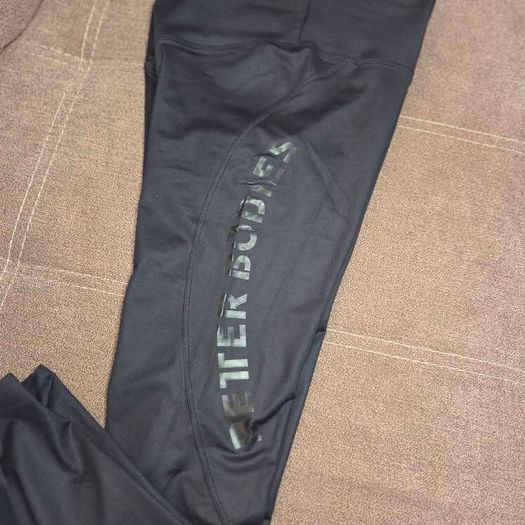 Black Spandex Leggings BETTER BODIES, size 10