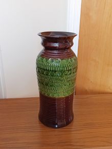 West German large vase by Bay Keramik 76-40  height 40 cm