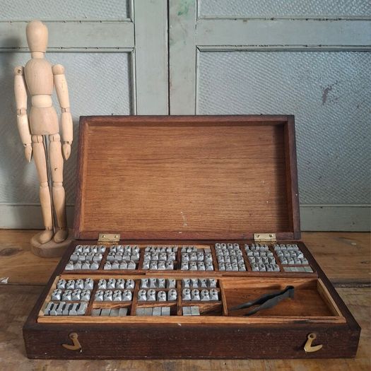 Vintage Letterpress Stamping Block Set