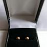 Vintage Sold 9ct Gold 375 Ball Stud Earrings 0,80g Image 6