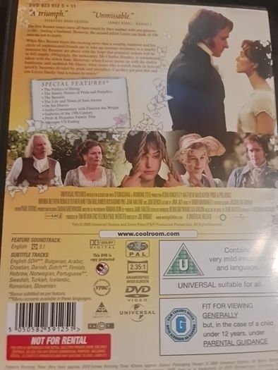 Atonement, Pride & Prejudice DVD