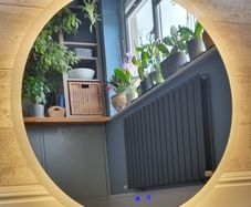 LED Bathroom Mirror Dual LED Demister Antifog