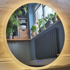 LED Bathroom Mirror Dual LED Demister Antifog