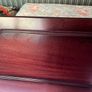 Three quarter bed headboard in attractive dark wood Image 2