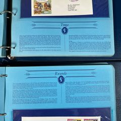 Great Historical Stamps First Day Covers 2 Binders - Job Lot - 102 pages