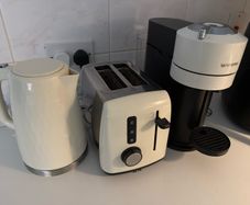 Matching Nespresso,kettle and toaster