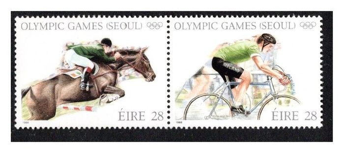 1988 Ireland Olympic Games Seoul 88 Commemorative Stamps Mint Never Hinged (MNH)