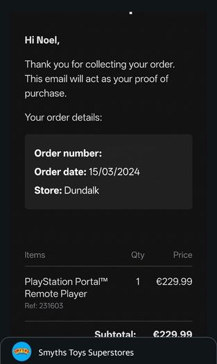 Playstation Portal (Like New) + Box, Screen Protector & Hard Case