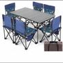 Portable Folding Table & 6 Chair Set Image 4
