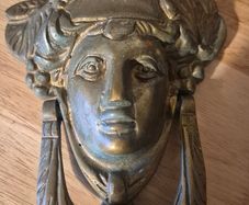 Brass door knocker