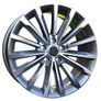 17" Superb Type black Alloy Wheels Vw Audi Seat Skoda 5x112 Image 2