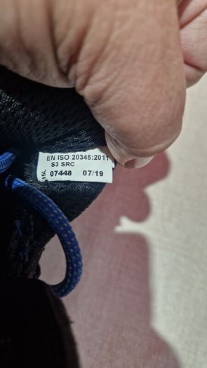 Sievin S3 SRC Safety Work Boots  Black/Blue Size EU 46 / UK 11.5
