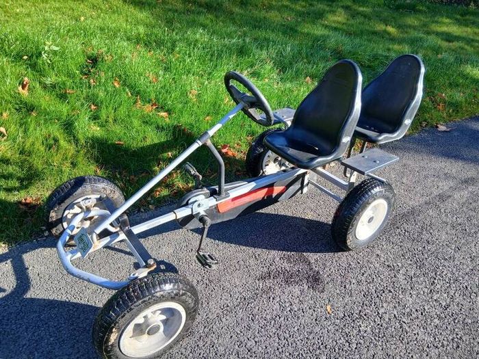 Berg Go Kart silver 2 seats