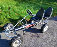 Berg Go Kart silver 2 seats