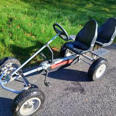 Berg Go Kart silver 2 seats