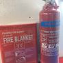1Kg Fire Extinguisher and Fire Blanket Image 4
