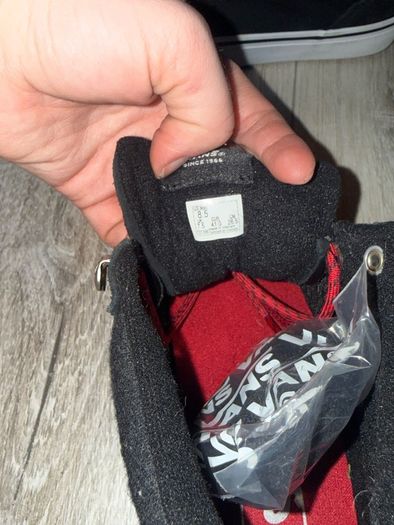 Moving Sales - Genuine Vans Sk8-Hi Black - Like new