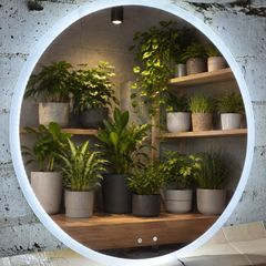 LED Bathroom Mirror Defogger Bright Light