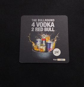 Vodka and Red Bull : Beer Mats/Coasters