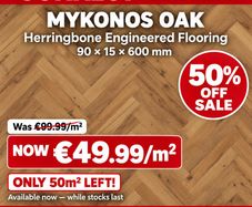 15 mm oak herringbone and plank engineered wood flooring