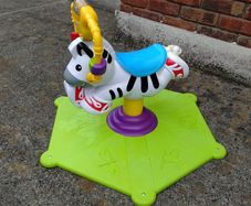 Fisher Price, Bounce & Spin Zebra (used).