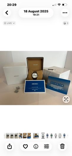 Seiko Sarx men's automatic watch