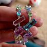 Swarovski multicoloured hoop earrings Image 2
