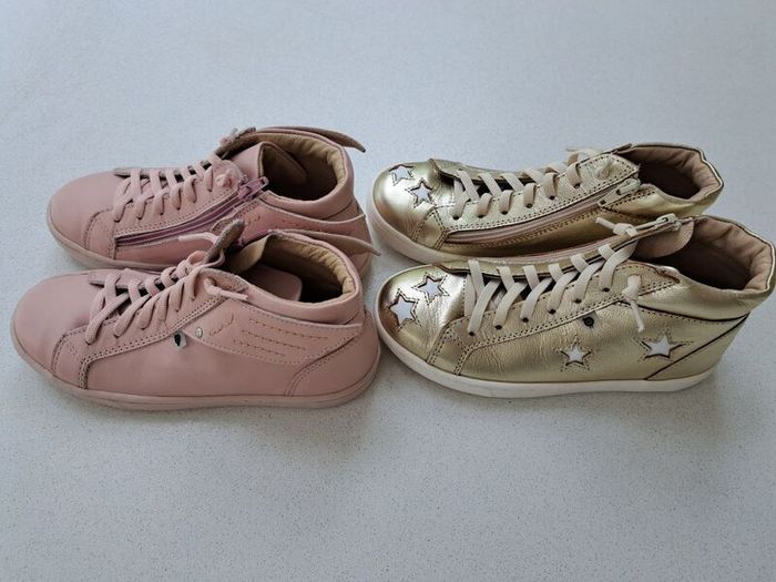 Girls' Brand New High Top Sneakers -- Size 33