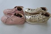 Girls' Brand New High Top Sneakers -- Size 33
