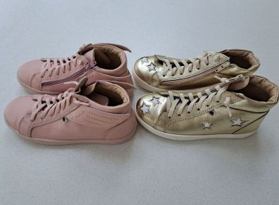 Girls' Brand New High Top Sneakers -- Size 33