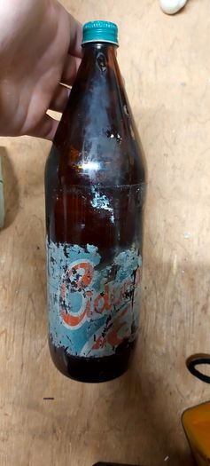 cidona old bottle old used condition ,see pictures for condition, sold as is .9 euros to post.