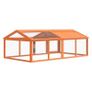 Run Box Brown 200x112.5x74 cm Solid Wood Pine Image 6